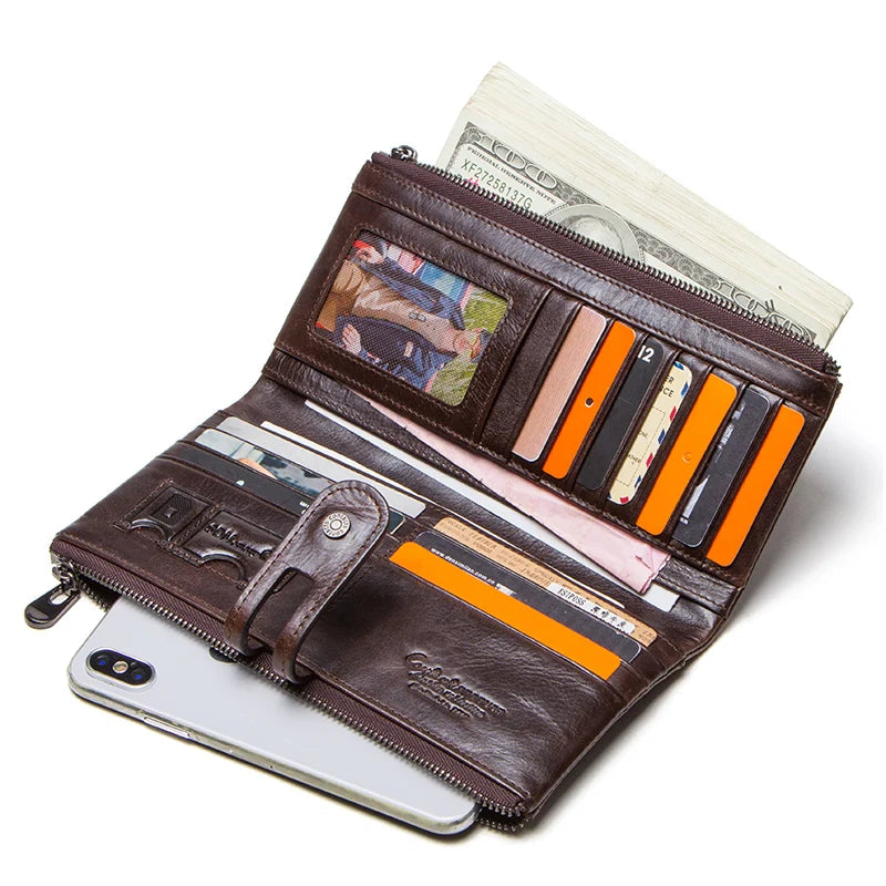 Leather Clutch Wallet