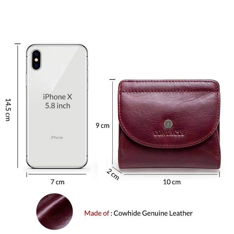 Leather Short Wallets