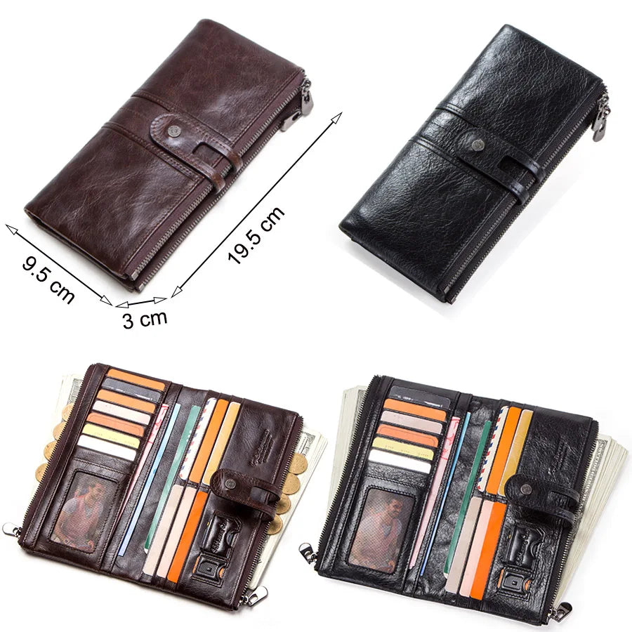 Leather Clutch Wallet