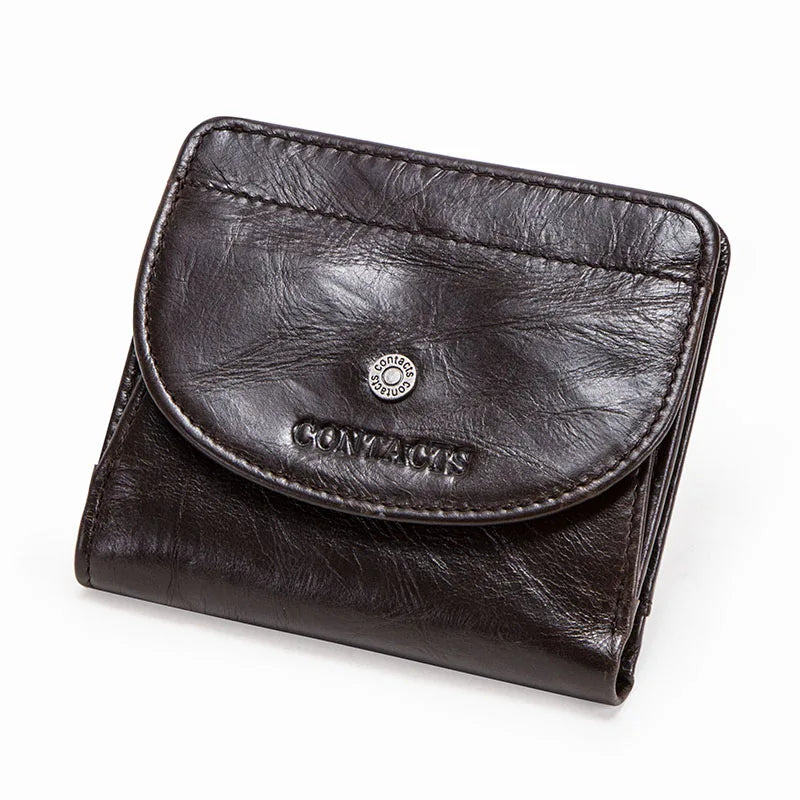 Leather Short Wallets