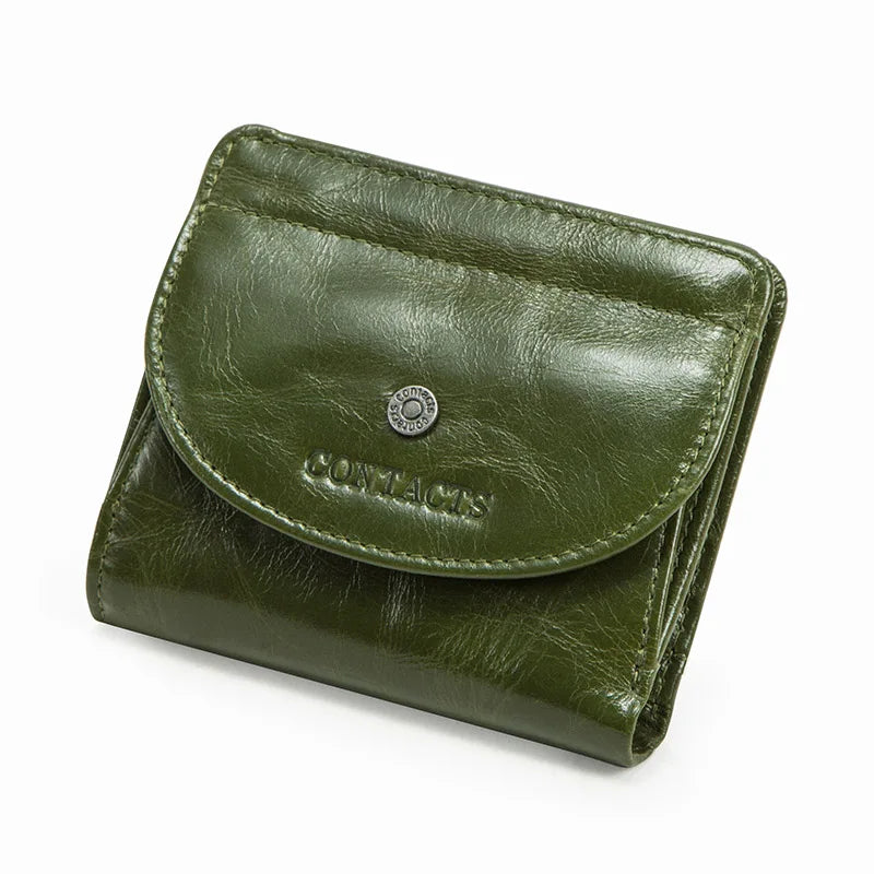 Leather Short Wallets