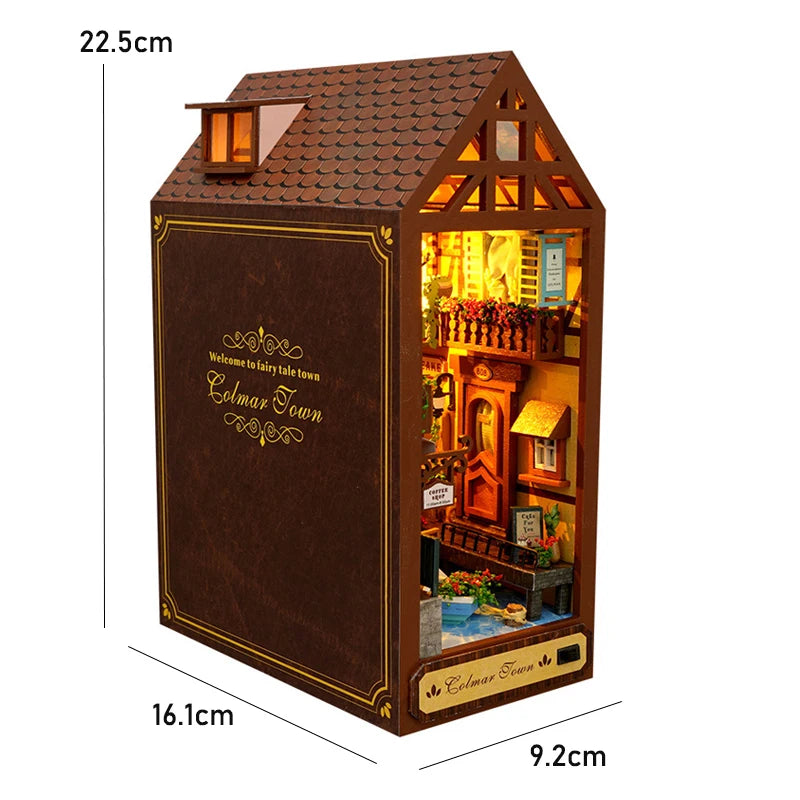 Miniature DIY 3D Book Nook Kit