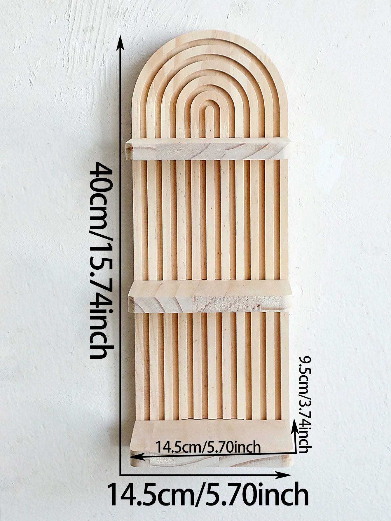 Boho Wooden Wall Shelves