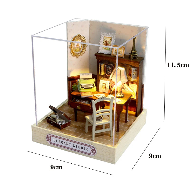 Miniature DIY 3D Puzzle Small House