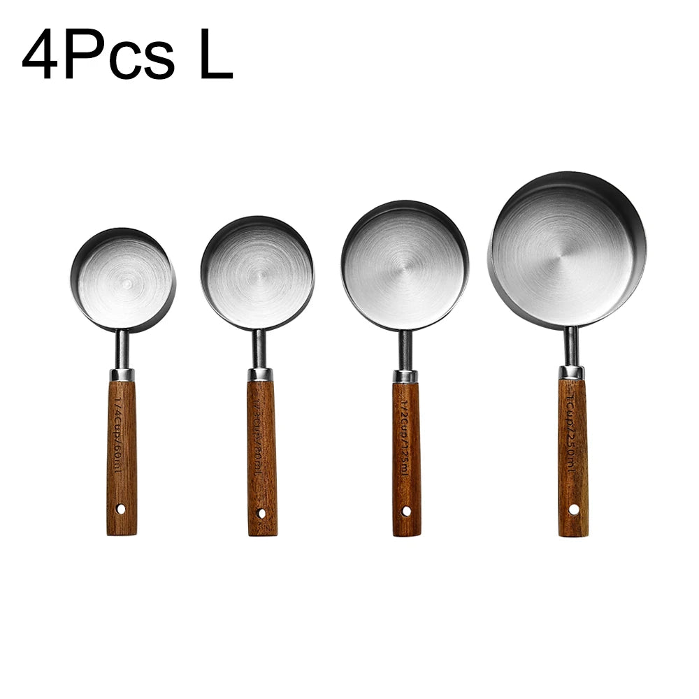 Wooden Handle Measuring Set