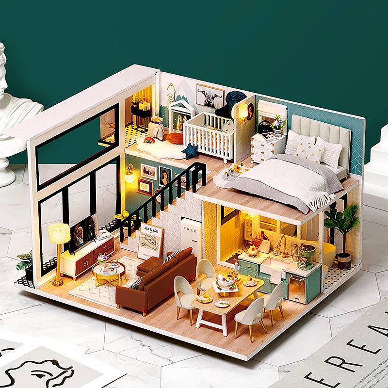 Miniature DIY 3D House Kit