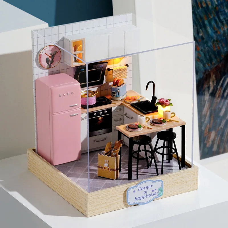 Miniature DIY Small House Kit