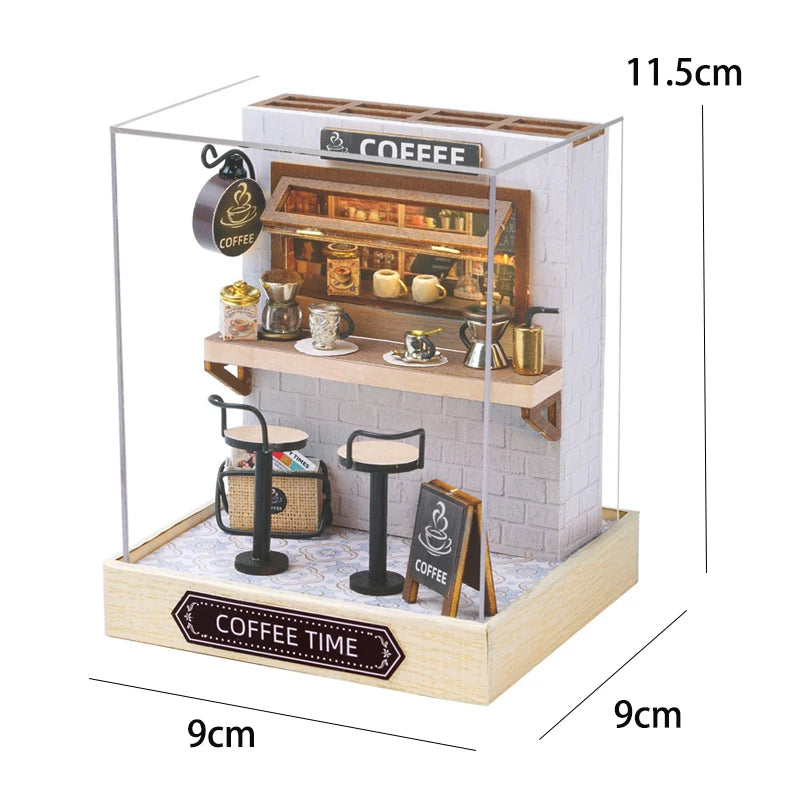 Miniature DIY 3D Puzzle Small House