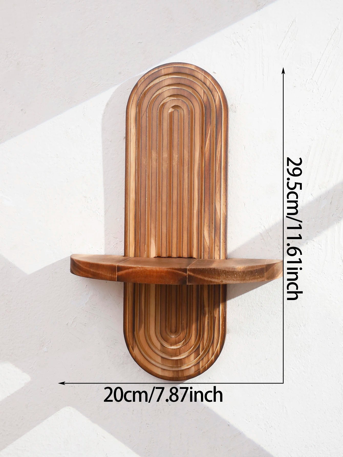 Boho Wooden Wall Shelves