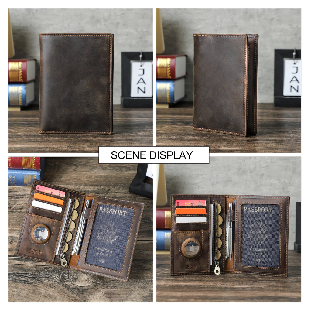 Leather Passport Wallet