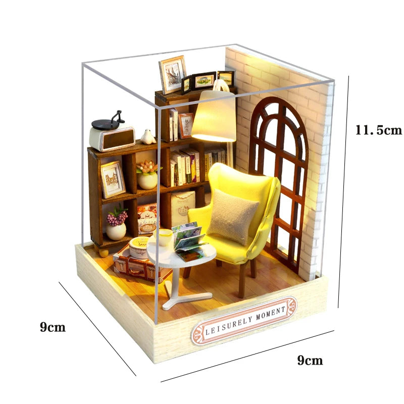 Miniature DIY 3D Puzzle Small House