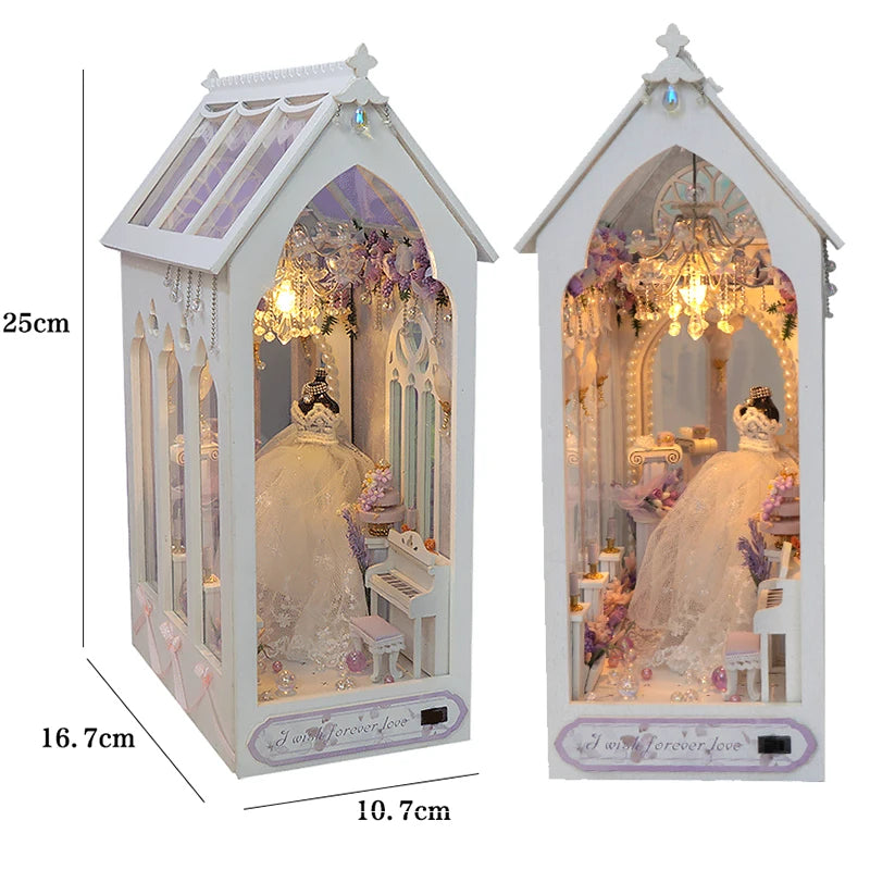 Miniature DIY 3D Book Nook Kit