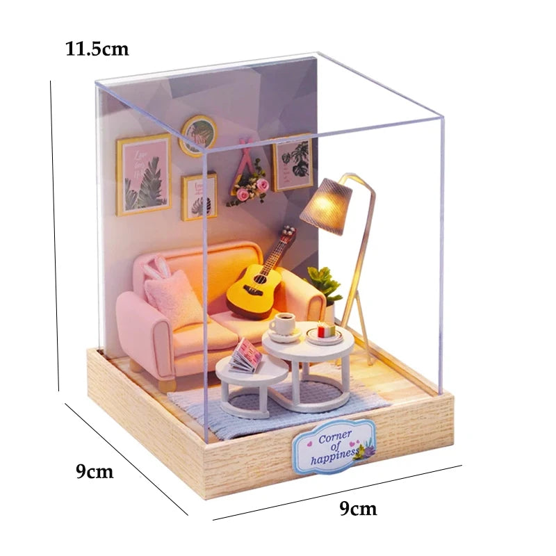 Miniature DIY 3D Puzzle Small House