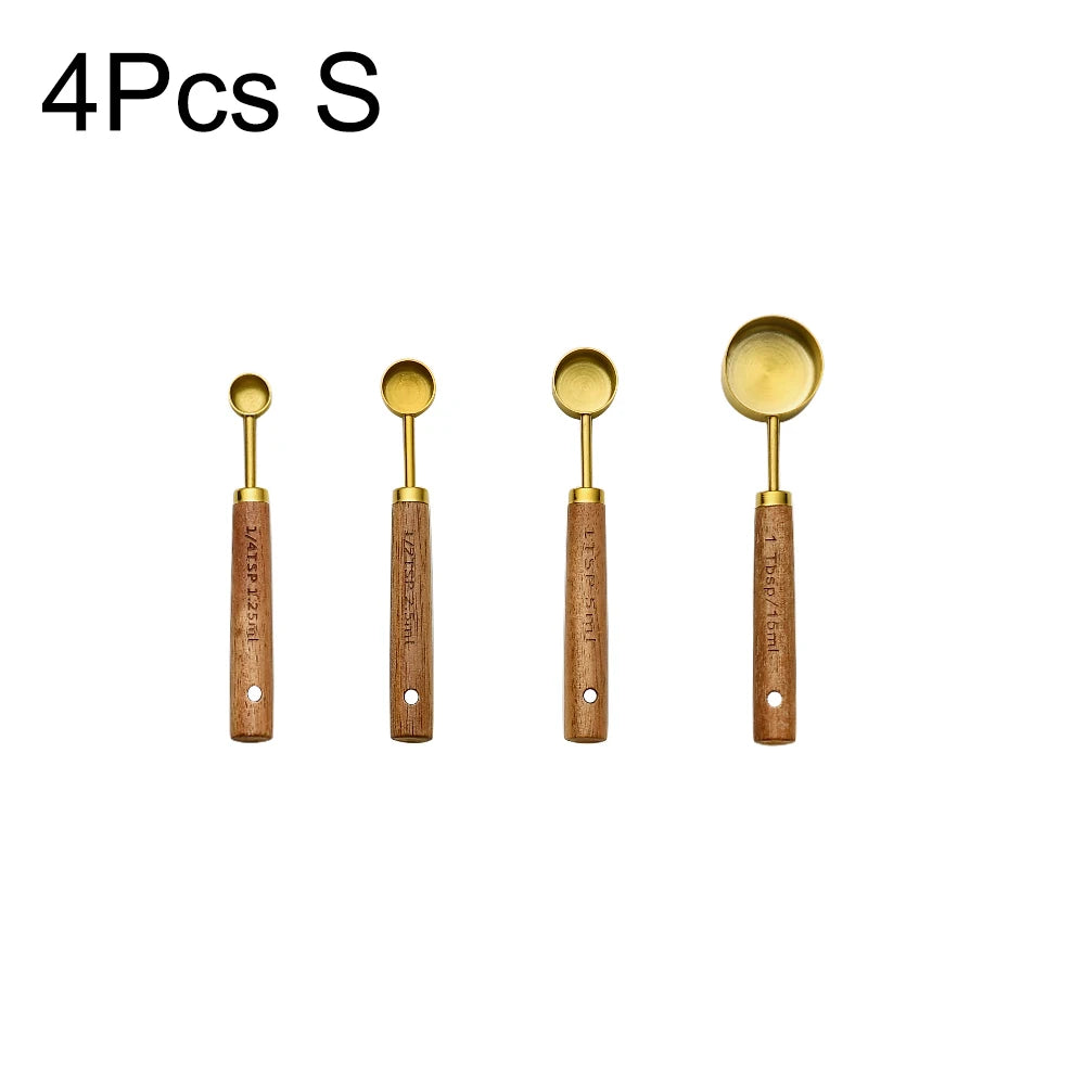 Wooden Handle Measuring Set