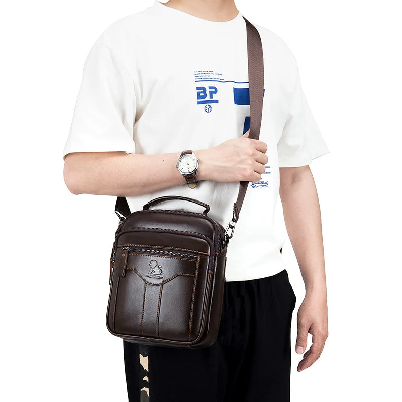 Men's Crossbody Leather Bag