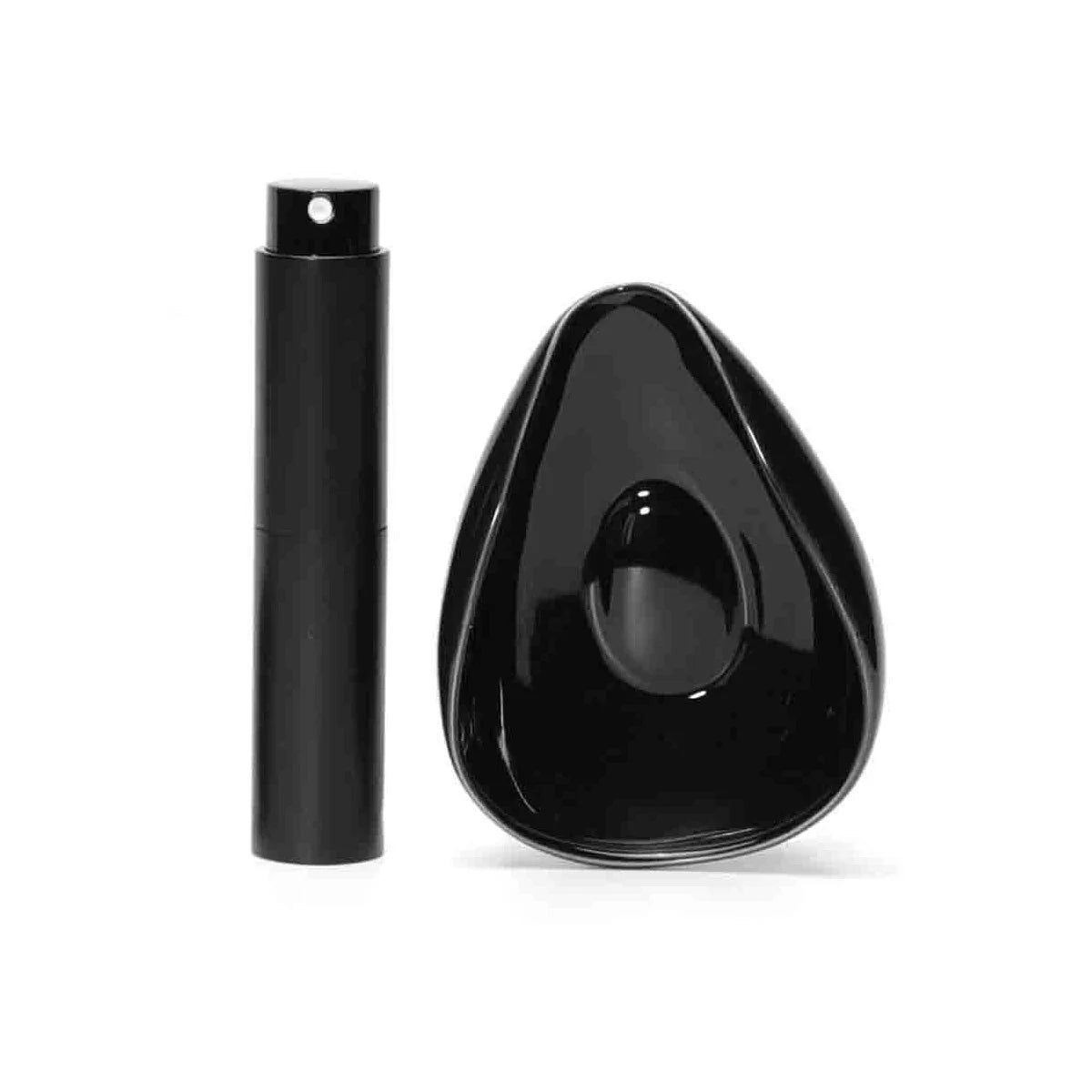 Coffee Bean Dosing Cup and Spray Bottle Kit - Ceramic Tray with Sprayer and Spoon, Perfect for Baristas and Espresso Enthusiasts