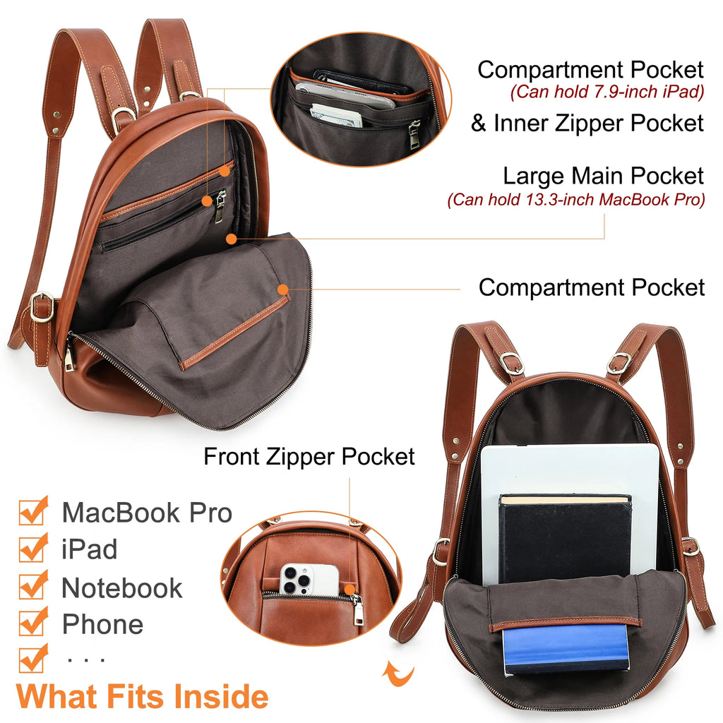 Leather Small Backpacks