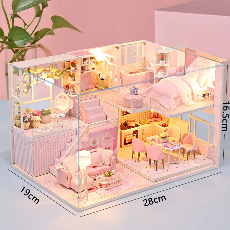 Miniature DIY 3D House Kit