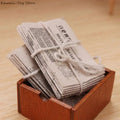 Miniature Retro Newspaper Set