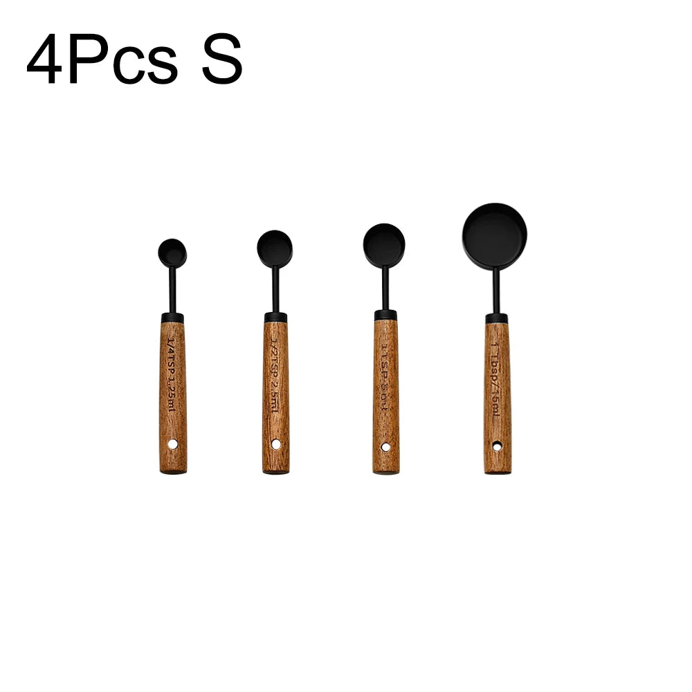 Wooden Handle Measuring Set