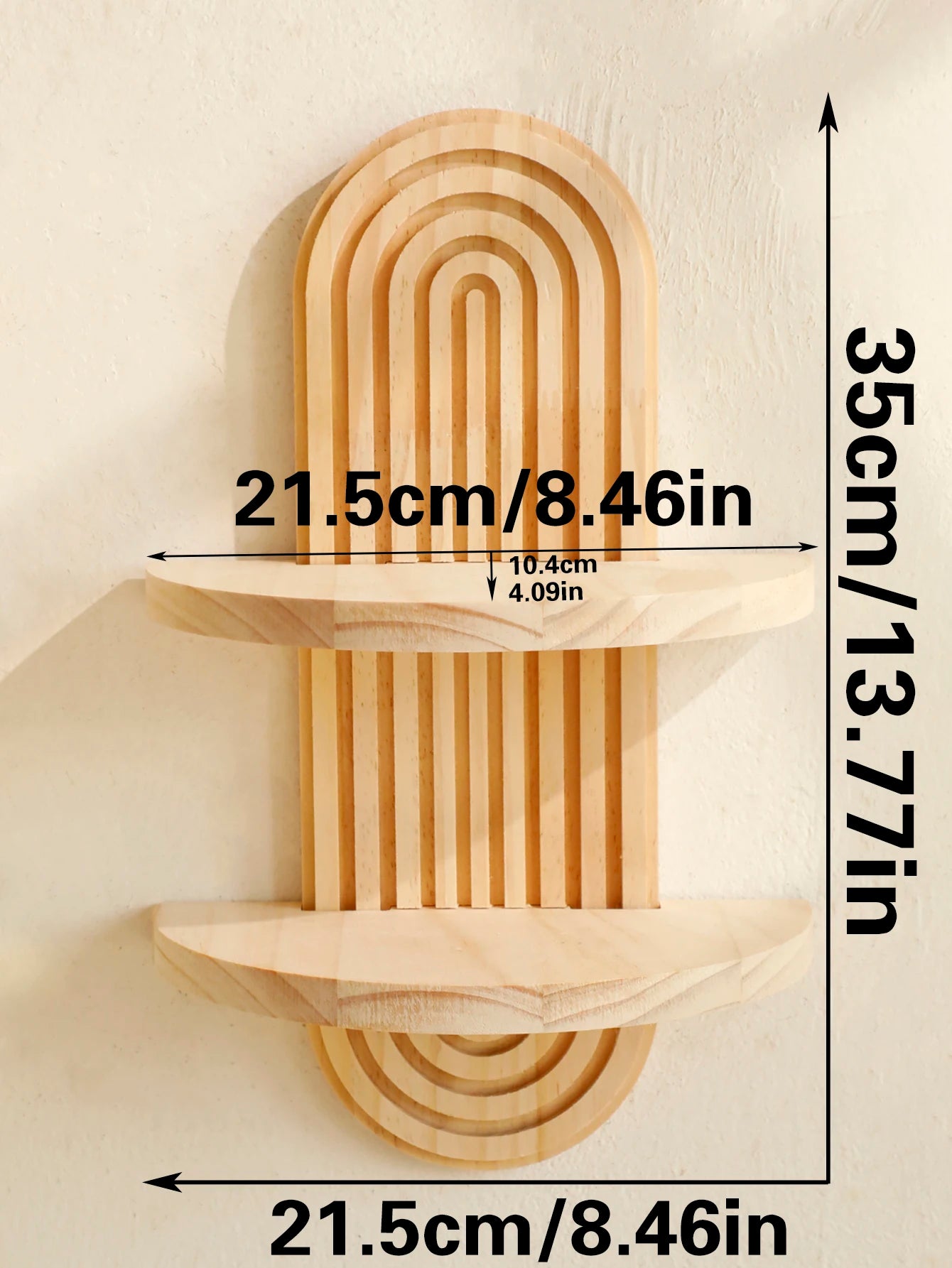 Boho Wooden Wall Shelves