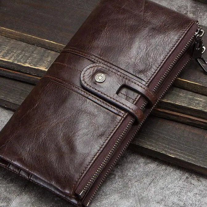 Leather Clutch Wallet