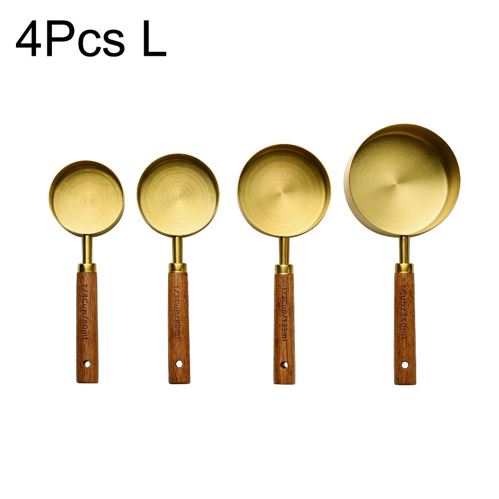 Wooden Handle Measuring Set
