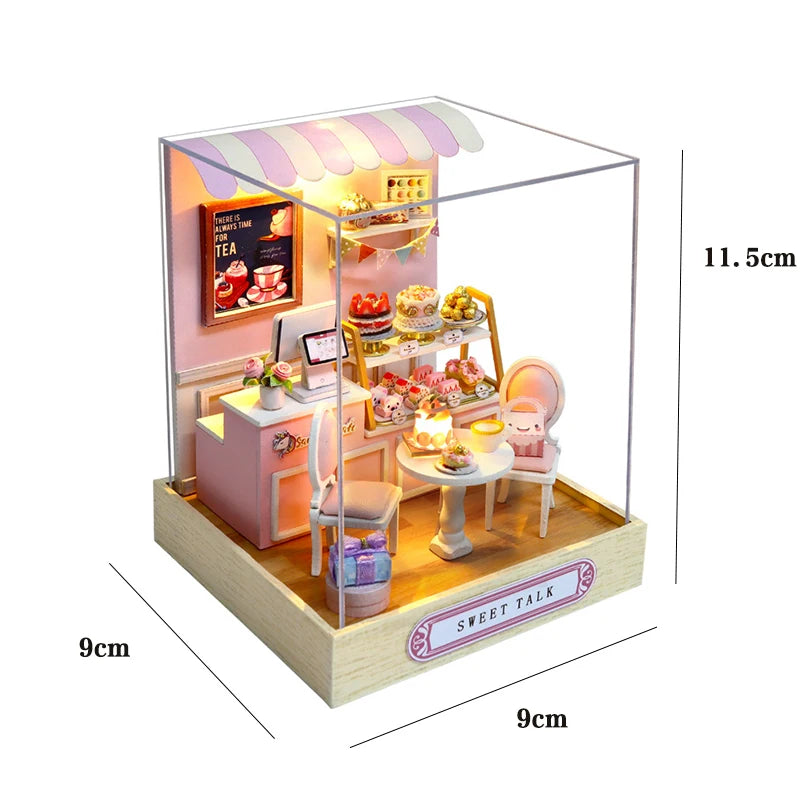 Miniature DIY 3D Puzzle Small House