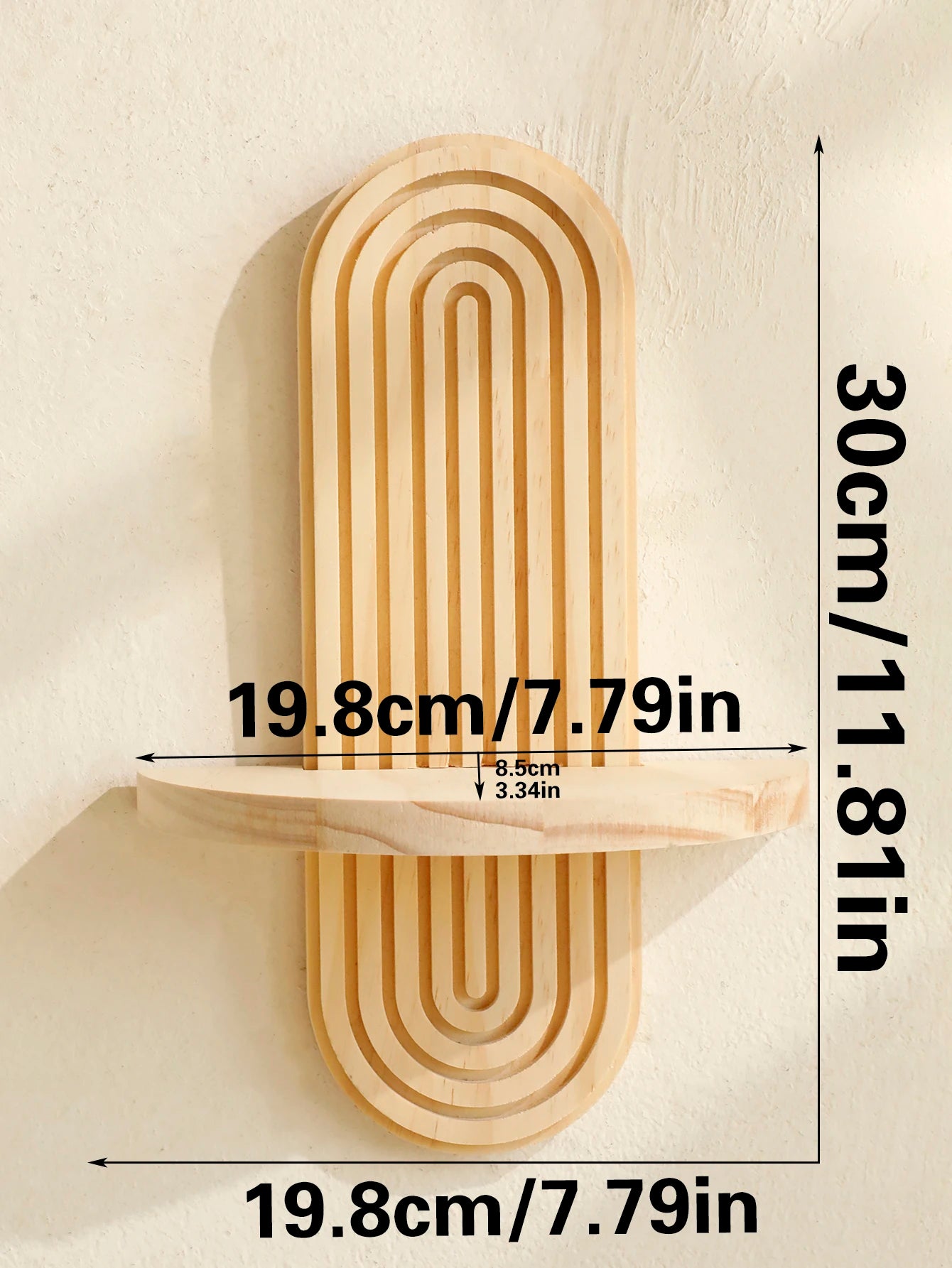 Boho Wooden Wall Shelves