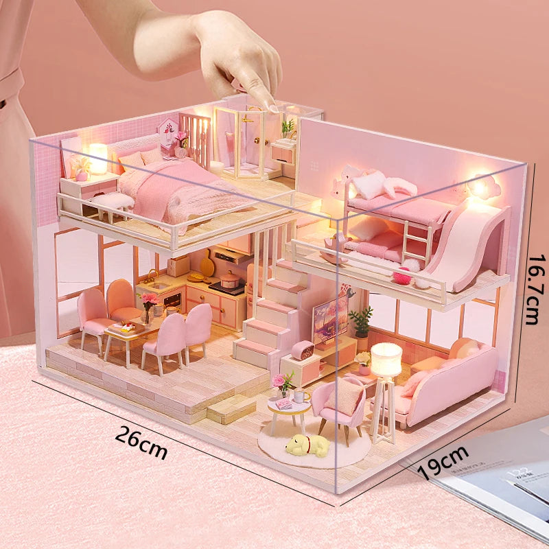 Miniature DIY 3D House Kit