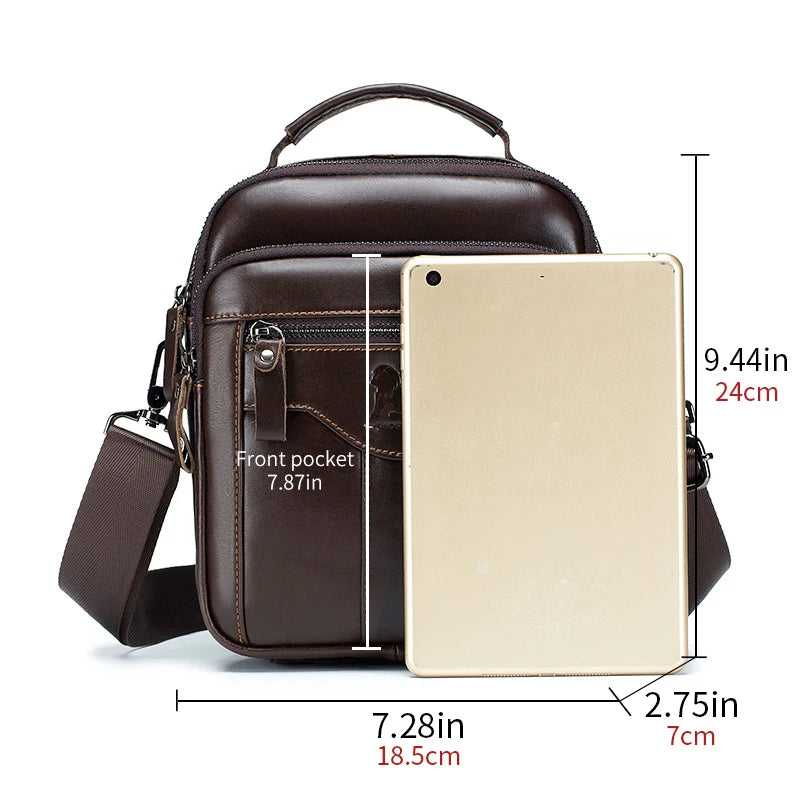 Men's Crossbody Leather Bag