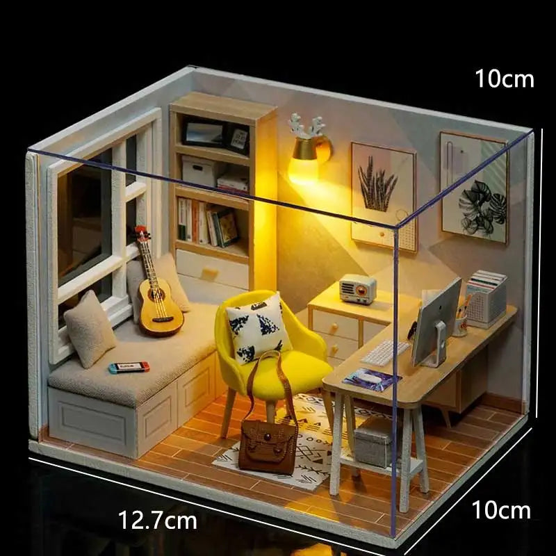 Miniature DIY 3D House Kit
