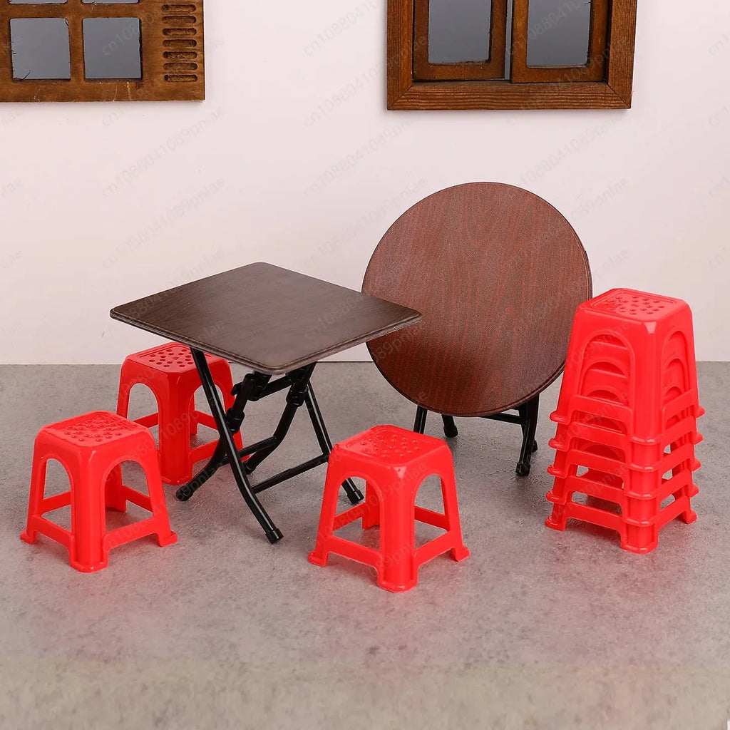 Miniature Vintage Table And Chair Set