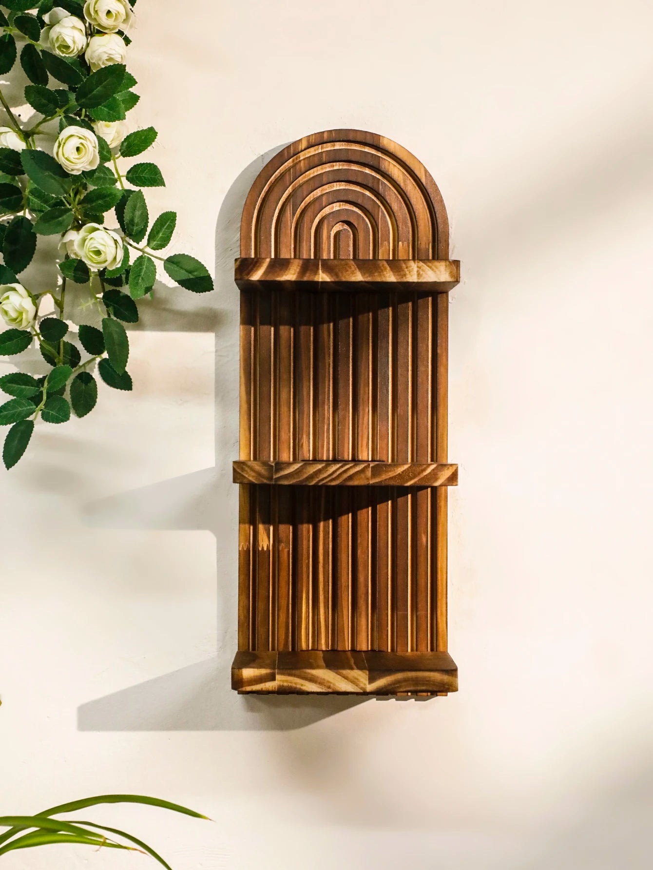 Boho Wooden Wall Shelves