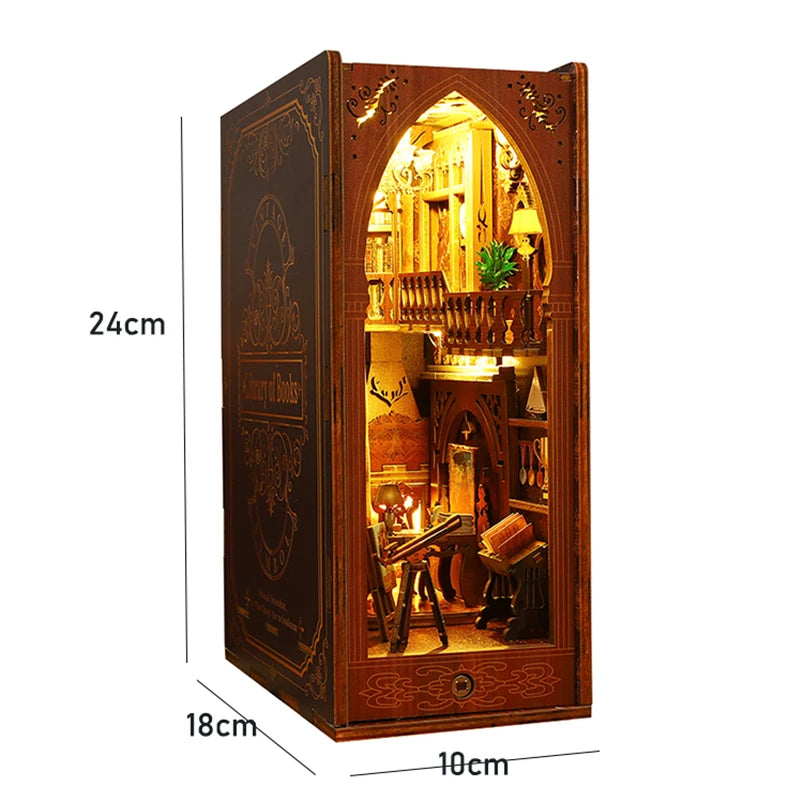 Miniature DIY 3D Book Nook Kit