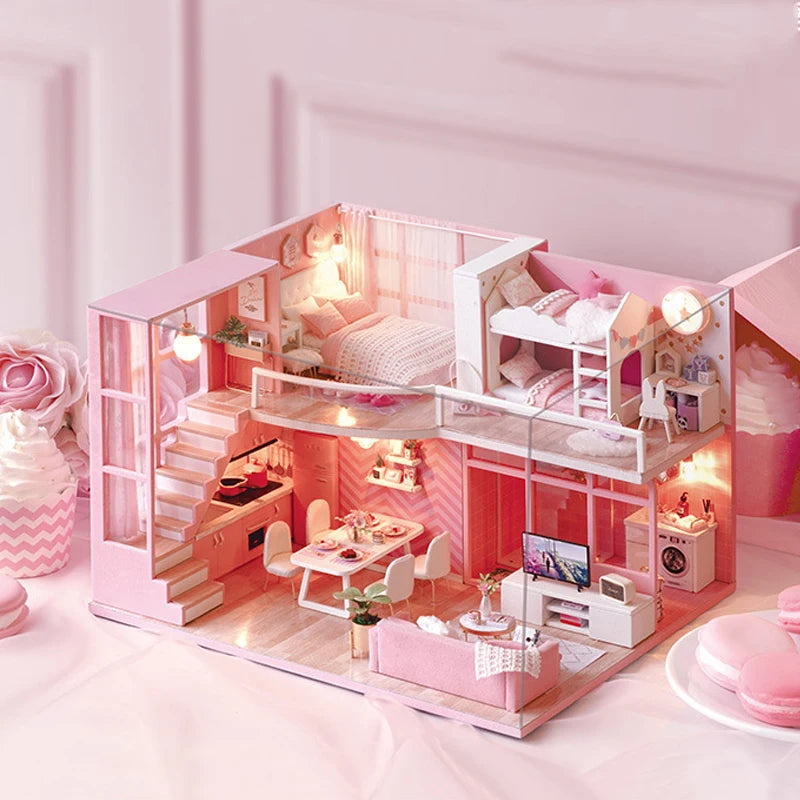 Miniature DIY 3D House Kit