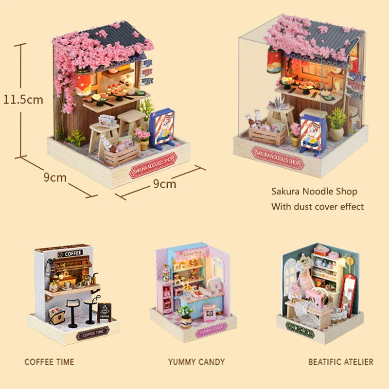 Miniature DIY Small House Kit