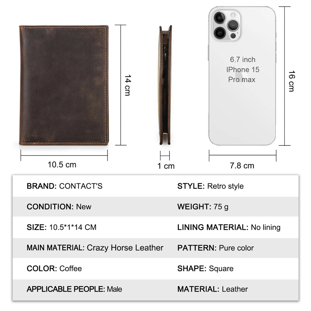 Leather Passport Wallet