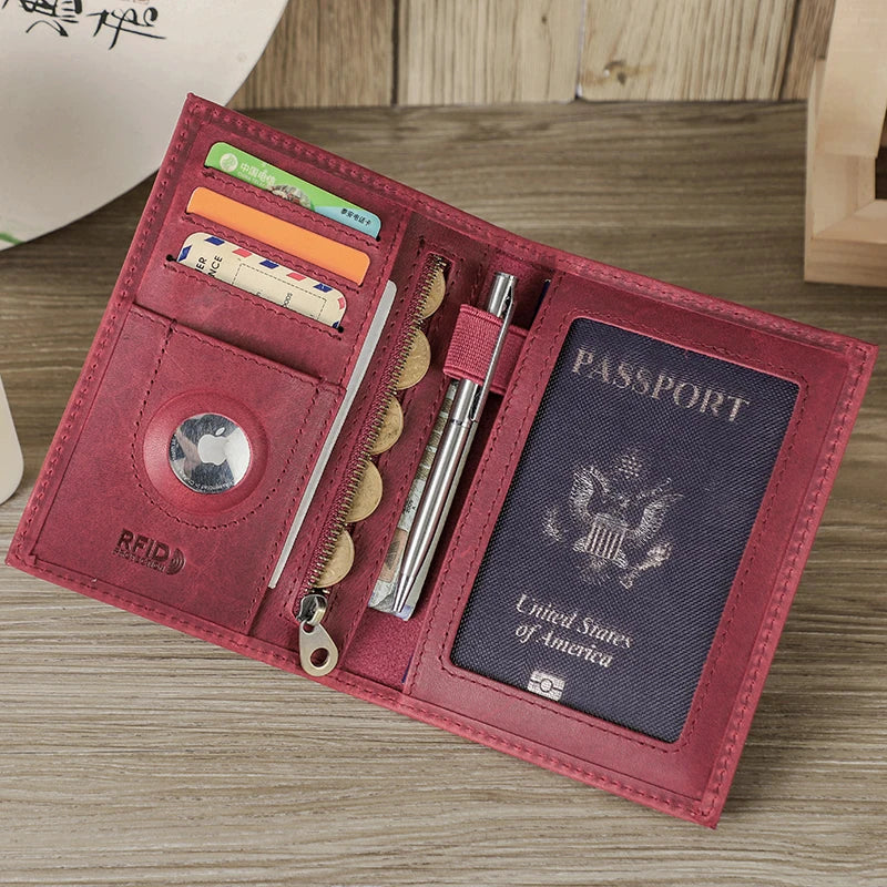 Leather Passport Wallet