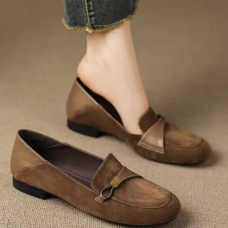 British Style Toe Loafers