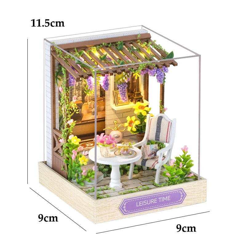 Miniature DIY 3D Puzzle Small House