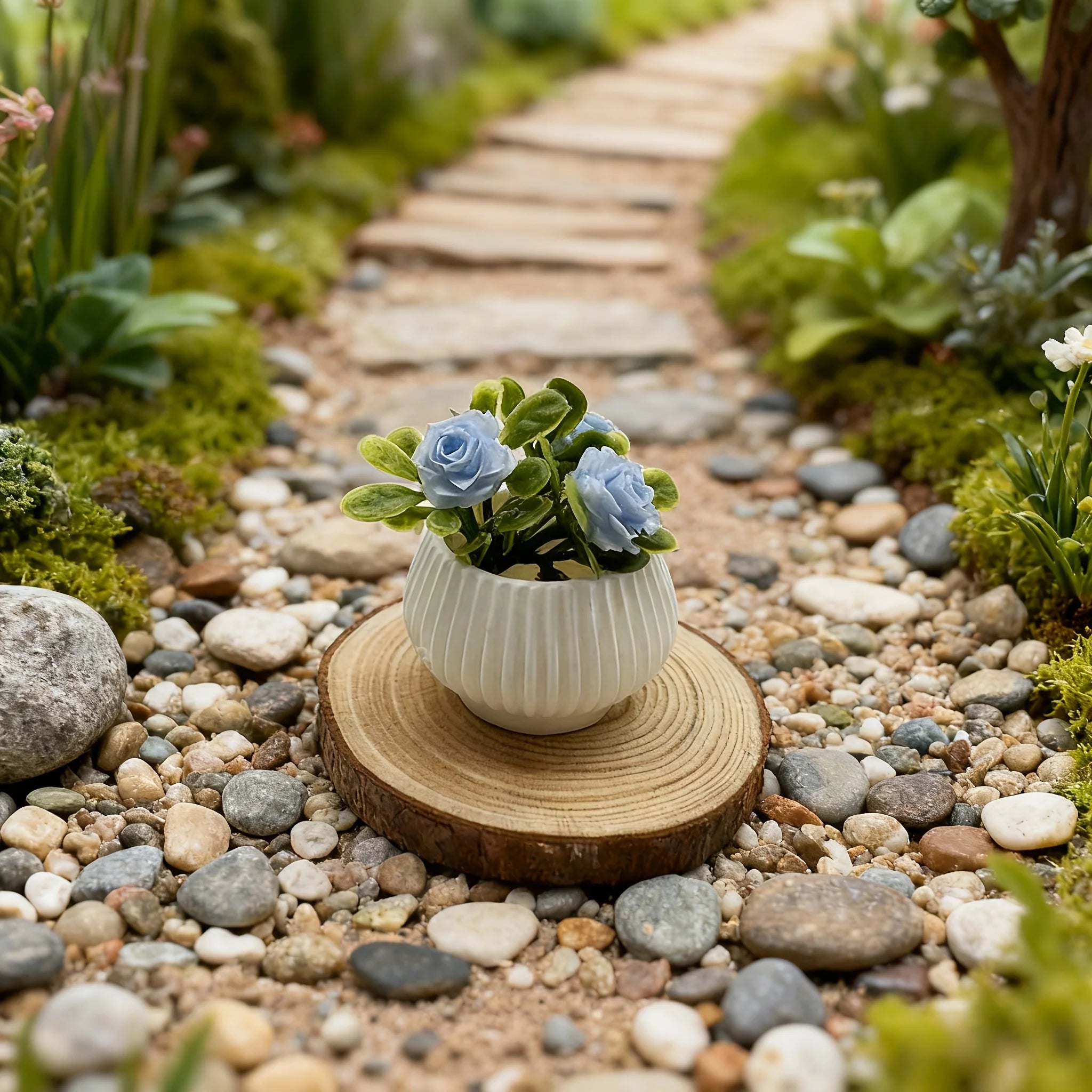 Miniature Rose Potted Plant