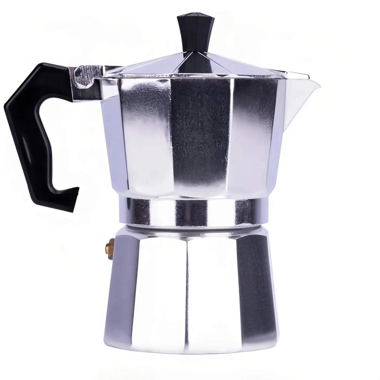 Classic Stovetop Moka Pot, Aluminum Espresso Maker with Replacement Parts, Cuban Coffee Maker for Home & Camping Use