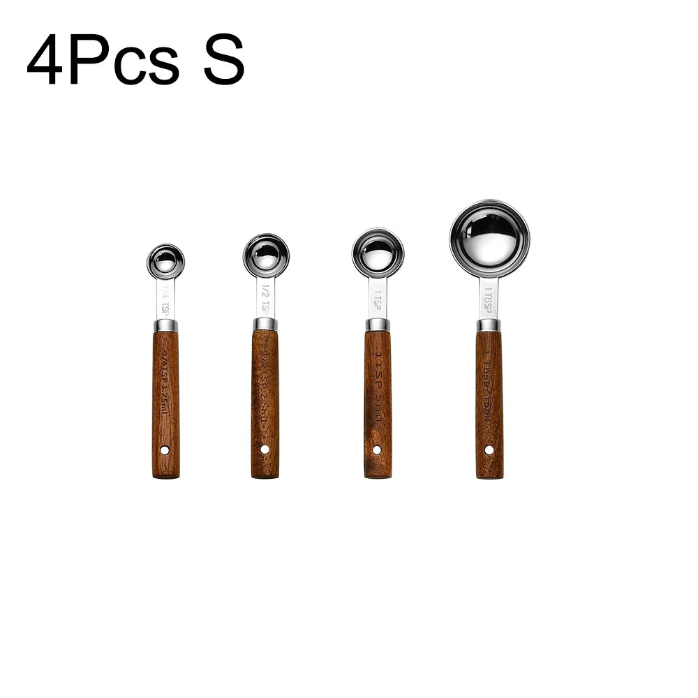 Wooden Handle Measuring Set