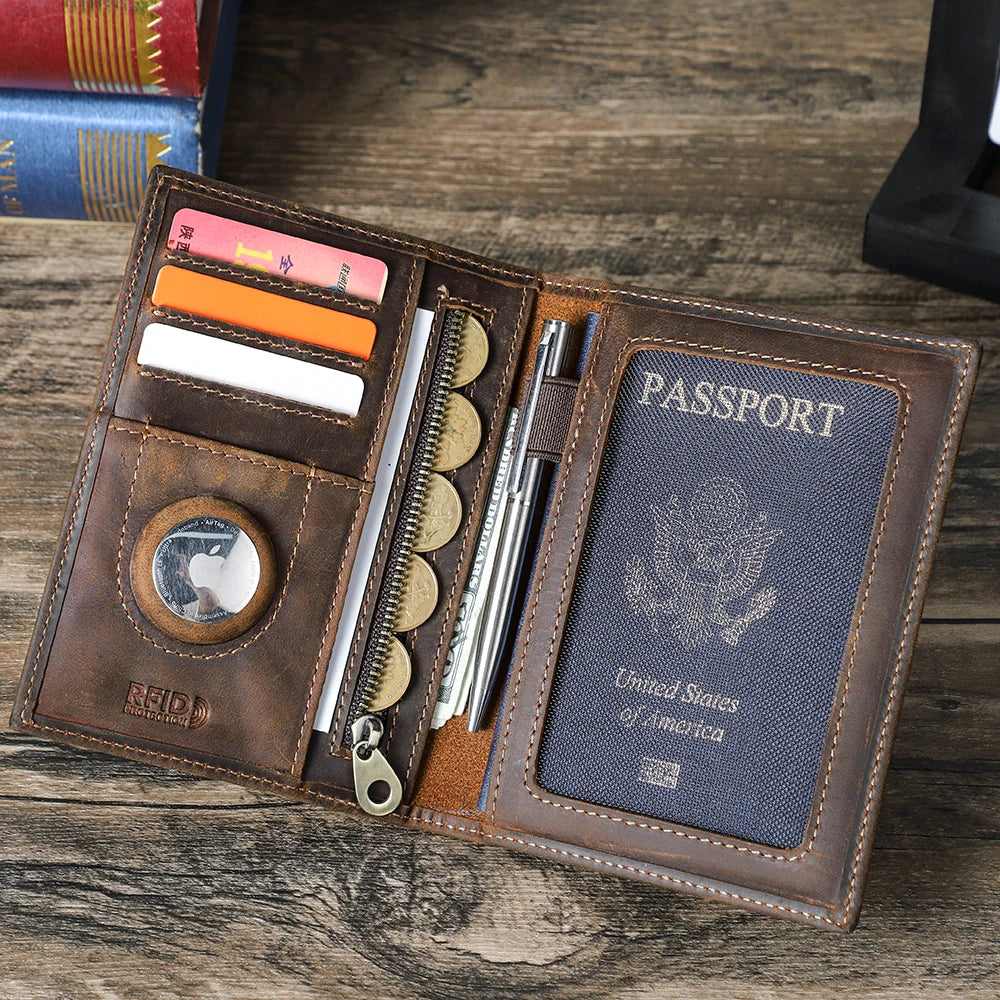 Leather Passport Wallet