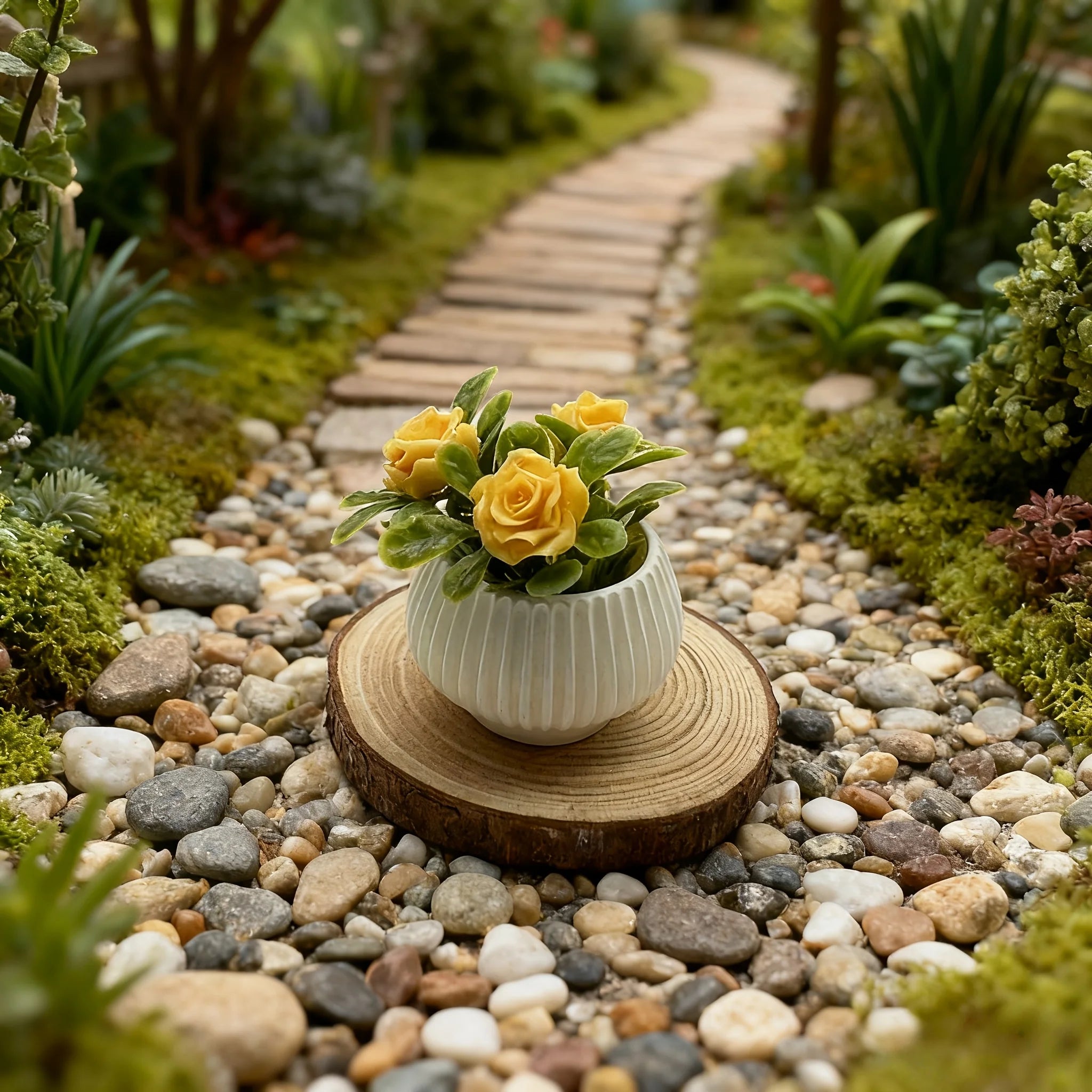 Miniature Rose Potted Plant