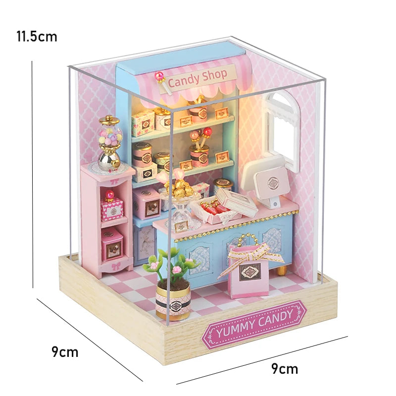 Miniature DIY 3D Puzzle Small House