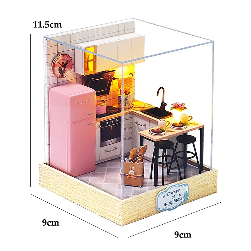 Miniature DIY 3D Puzzle Small House