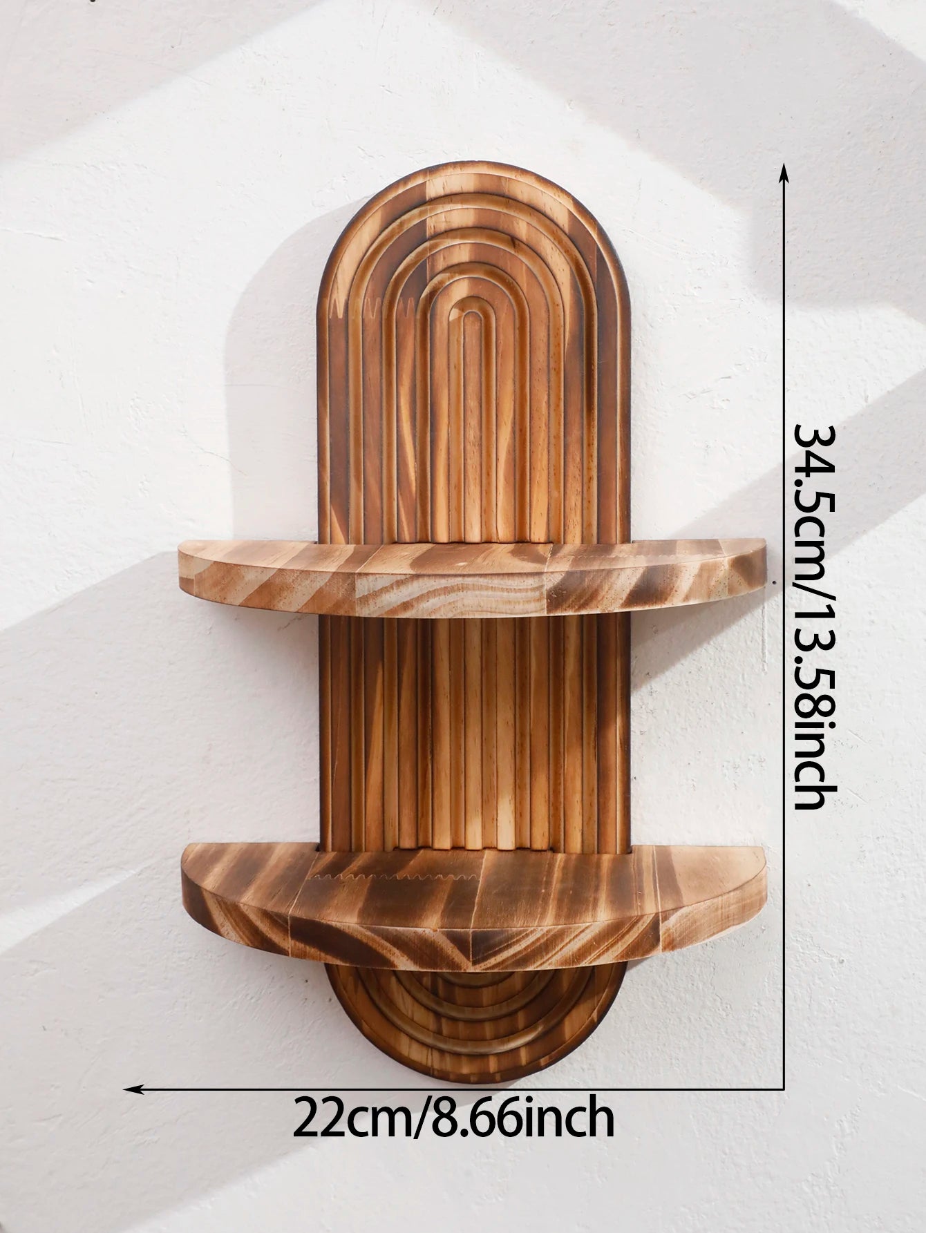 Boho Wooden Wall Shelves