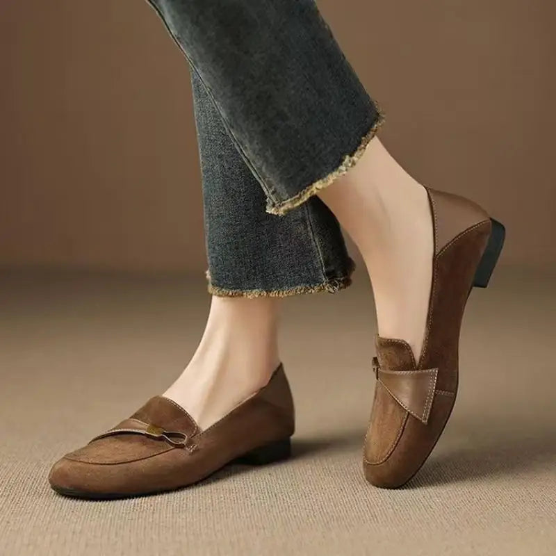British Style Toe Loafers